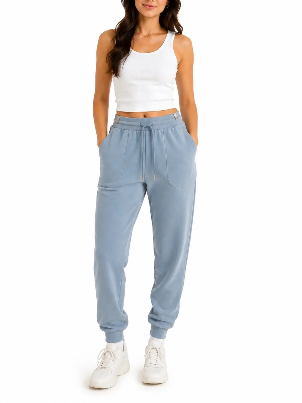 Stars Above Size Small Blue Jogger Sweatpants - Picture 1 of 8